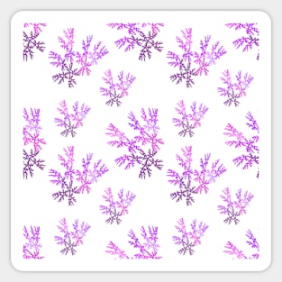 Purple leaves Sticker